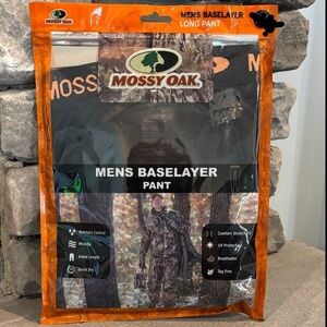 Mossy Oak Base Layer pants,moisture control,wicking,ankle,quick dry, stretch